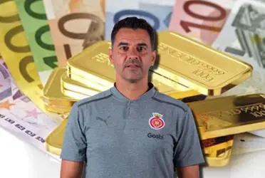 Míchel Sánchez ha realizado un gran papel con el Girona, pero ahora un equipo con mucho dinero se ha fijado en sus servicios