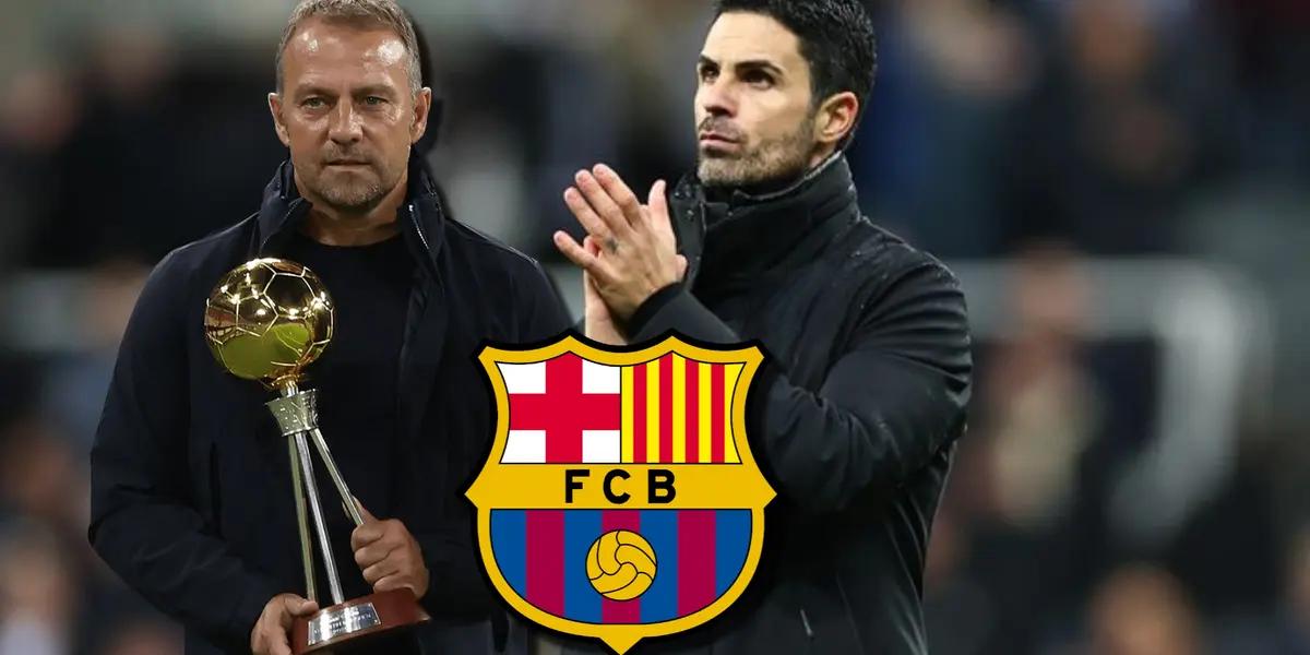 Mientras a Laporta le gusta Flick, lo que hizo Arteta para que lo lleve el Barça