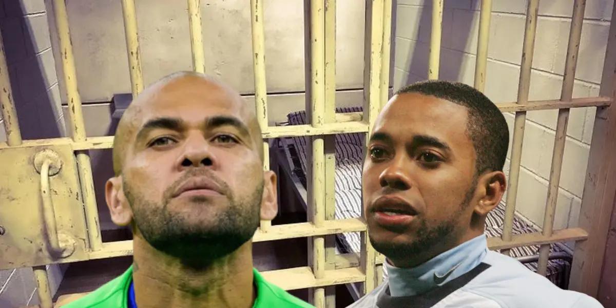 Mientras Alves quedó en libertad, la decisión de la Justicia con Robinho