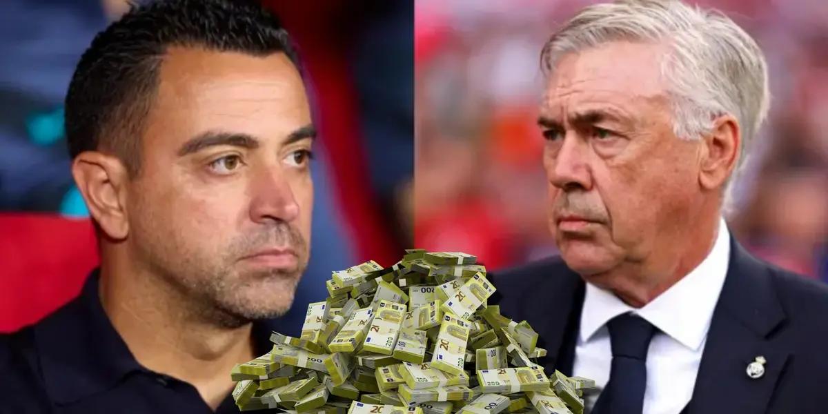 Mientras Ancelotti gana 11 millones, el dineral al que renunció Xavi en el Barça