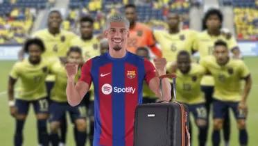 Mientras Araujo puede abandonar el Barça, el ecuatoriano que pudo reemplazarlo