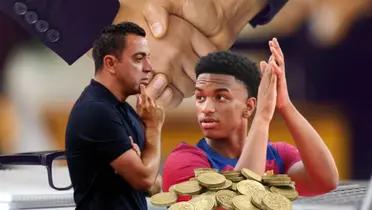 Mientras Balde es duda en el Barça, la joya de solo 2 millones que pagaría Xavi