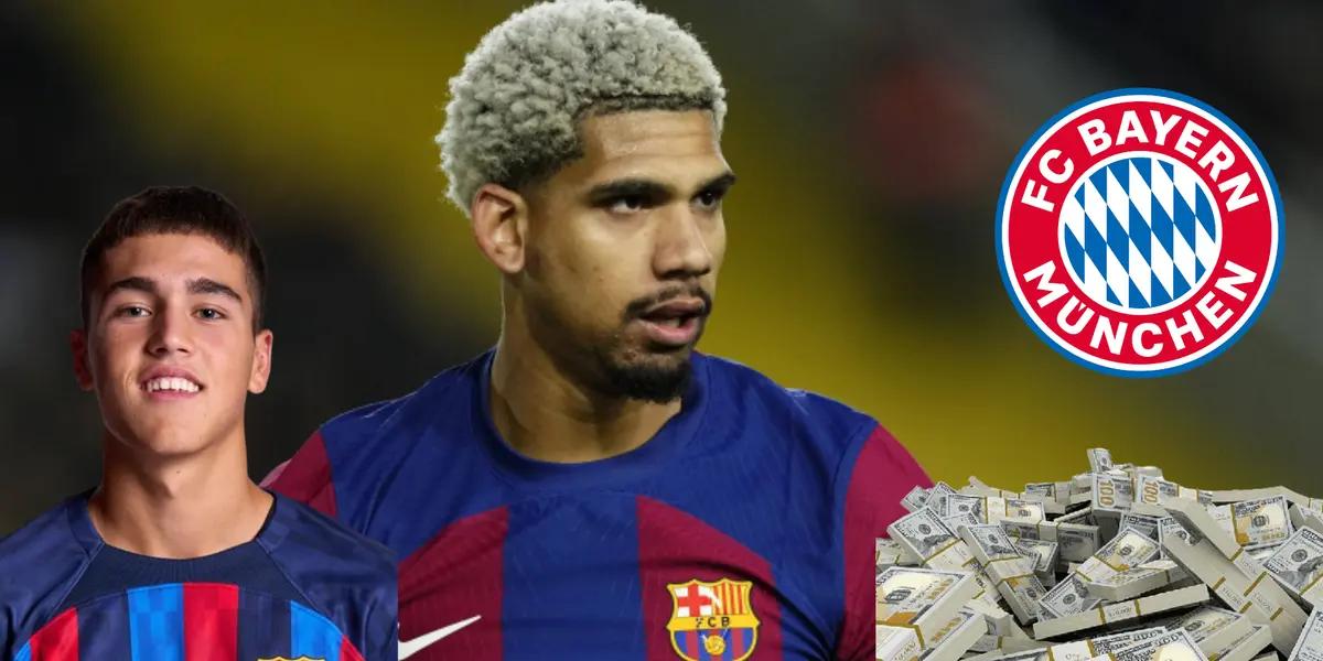 Mientras Barça cotiza a Cubarsí en mil millones, la oferta de Bayern por Araujo