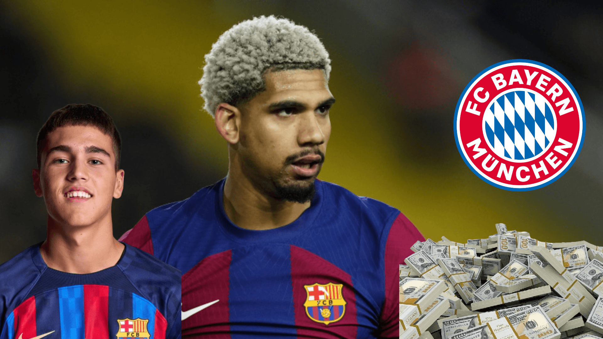 Mientras Barça cotiza a Cubarsí en mil millones, la oferta de Bayern por Araujo
