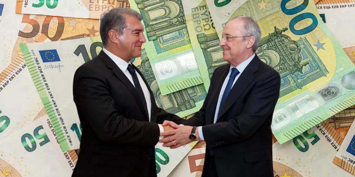 Mientras Barça no puede fichar por dinero, la fortuna que ganó Madrid en un año