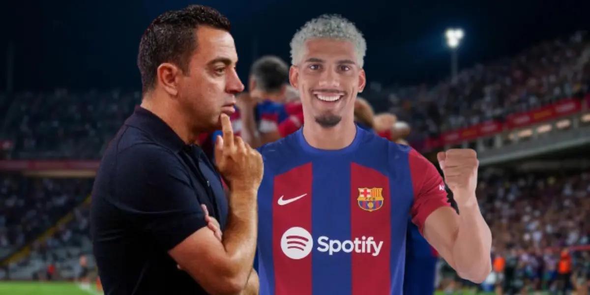 Mientras Barça y Xavi confían en Araujo, el club que lo busca por 101 millones