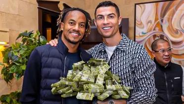 Mientras CR7 gana 200 millones, el sueldo de André Carrillo en Medio Oriente