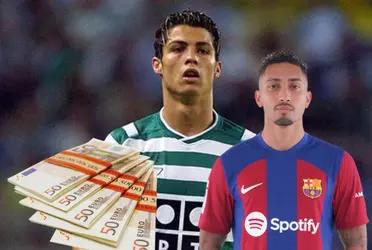 Mientras CR7 se compró libros, esto hizo Raphinha con su primer salario