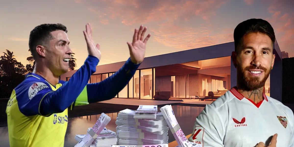 Mientras CR7 vive en una de 12 millones, esto cuesta la mansión que vende Ramos