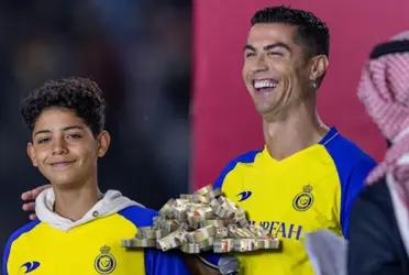 Mientras Cristiano gana 200 millones, este sería el salario de su hijo en el Al-Nassr