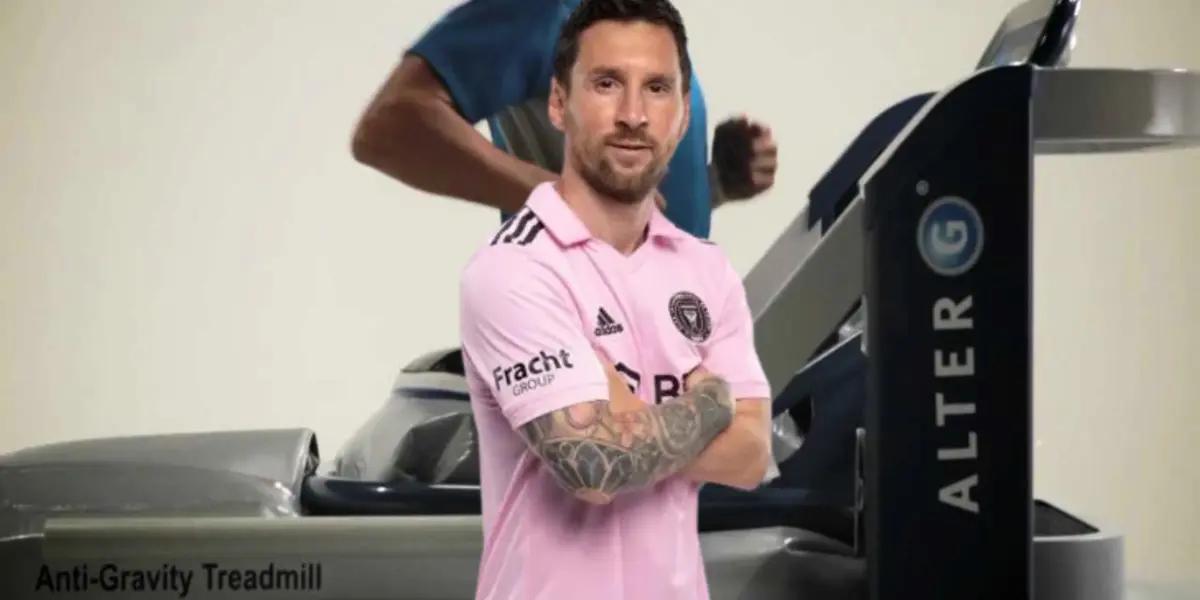 Mientras Cristiano se recupera con máquina de la Nasa, lo que hace Messi lesionado