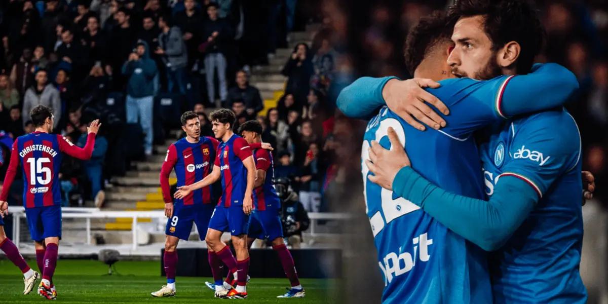 Mientras Cubarsí se batió contra todo Napoli, el jugador del Barça que ni la vio