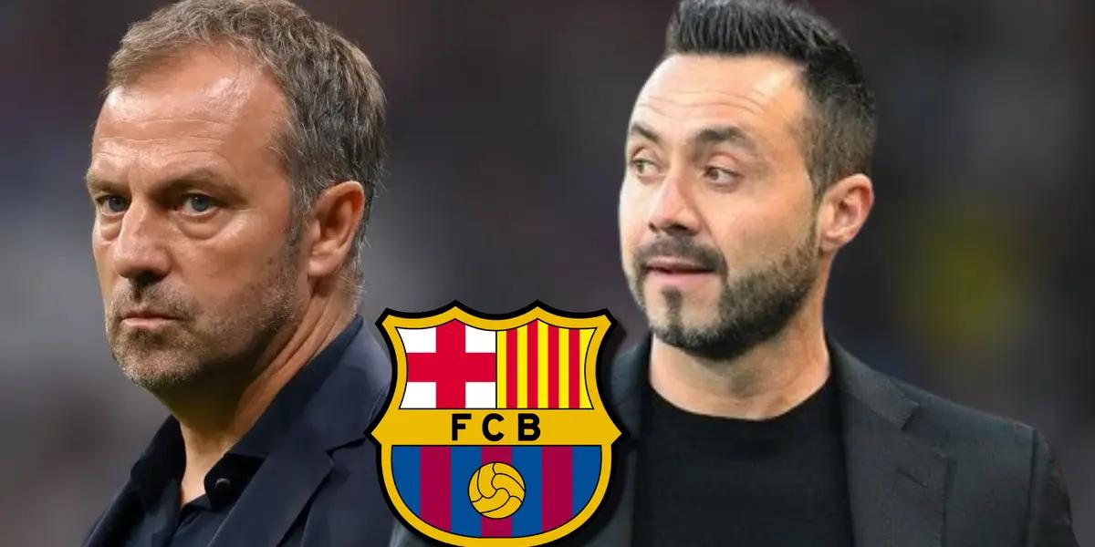 Mientras De Zerbi ni los regresa a ver, el paso que dio Flick para dirigir Barça