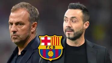 Mientras De Zerbi ni los regresa a ver, el paso que dio Flick para dirigir Barça