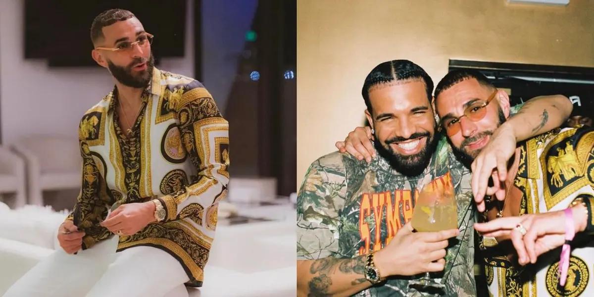 Mientras descansa antes de volver a los entrenamientos con el Real Madrid, Karim Benzema ostenta una camisa valuada en nada más y nada menos que 1000 euros.