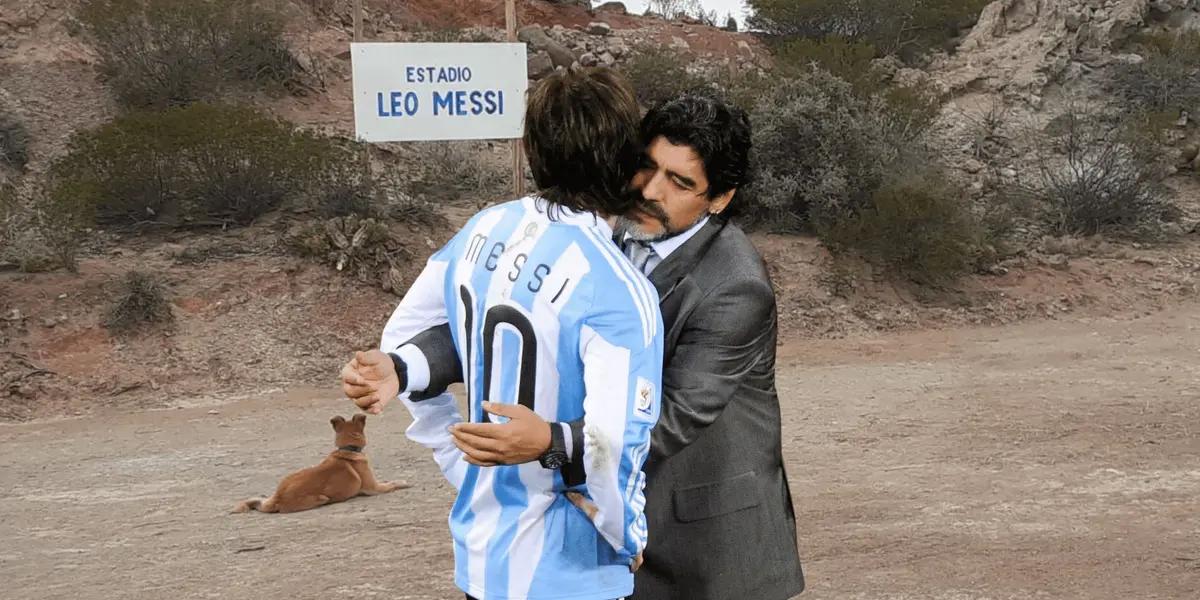 Mientras Diego es homenajeado en tres clubes diferentes, el actual atacante del Inter Miami ya tiene el primer estadio con su nombre, aunque mucho menos ostentoso