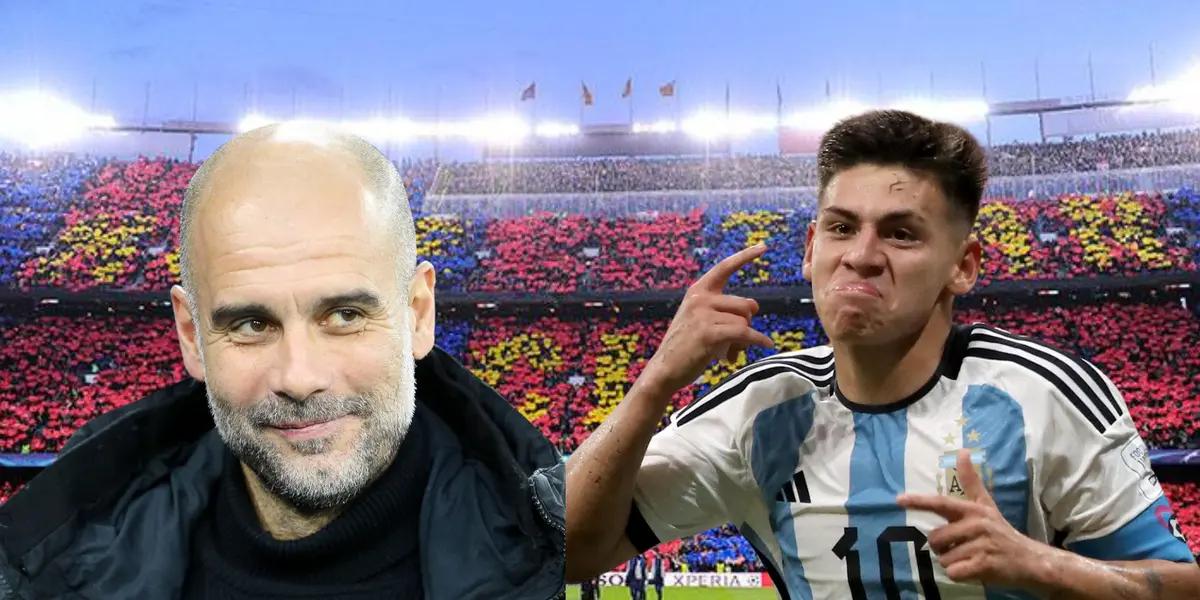 Mientras Echeverri prefirió a Pep, la joya que descarta al City por ir a Barça