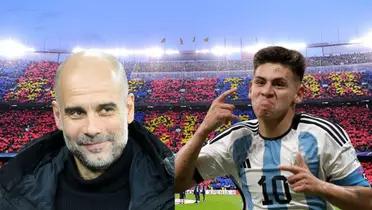 Mientras Echeverri prefirió a Pep, la joya que descarta al City por ir a Barça