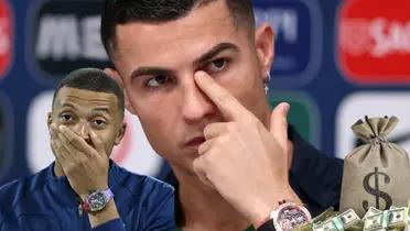 Mientras el de CR7 cuesta 40 mil, esto vale el reloj favorito de Mbappé