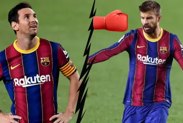 Mientras el defensor central del Fútbol Club Barcelona tansita por uno de los peores momentos de los últimos años, desde el seno íntimo de “La Pulga” salió un misil teledirigido que repercutió en Cataluña.