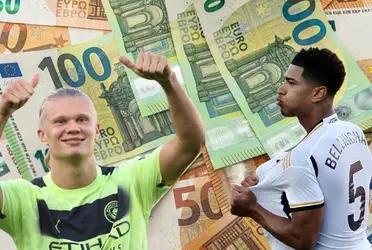 Mientras el noruego cobra fortunas en el Manchester City, el goleador de los Merengues tiene un sueldo muy bajo dentro de la plantilla