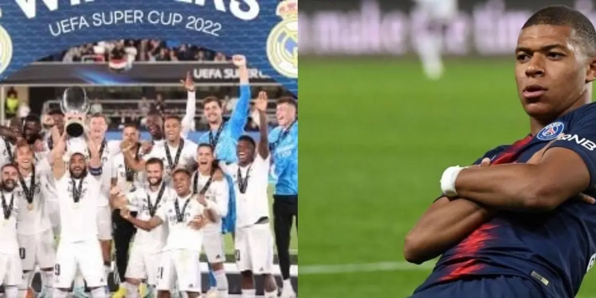 Mientras el Real Madrid celebra un nuevo título, Kylian Mbappé festeja tan solo ser el mejor jugador de la Ligue 1.