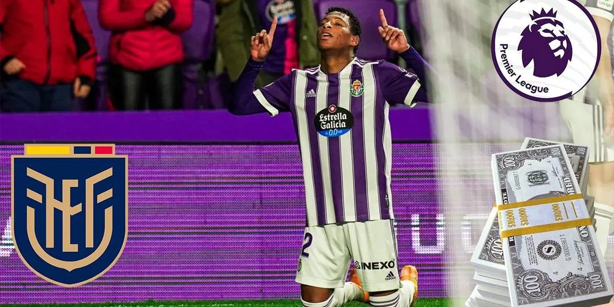 Mientras el Valladolid duda, desde la Premier League hay un interés de parte de un histórico en hacerse de los servicios del ecuatoriano Gonzalo Plata.