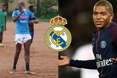 Mientras Kylian Mbappé sigue en rol de estrella Victor Osimhen volvió a dar una enseñanza de humildad que lo acerca al Real Madrid