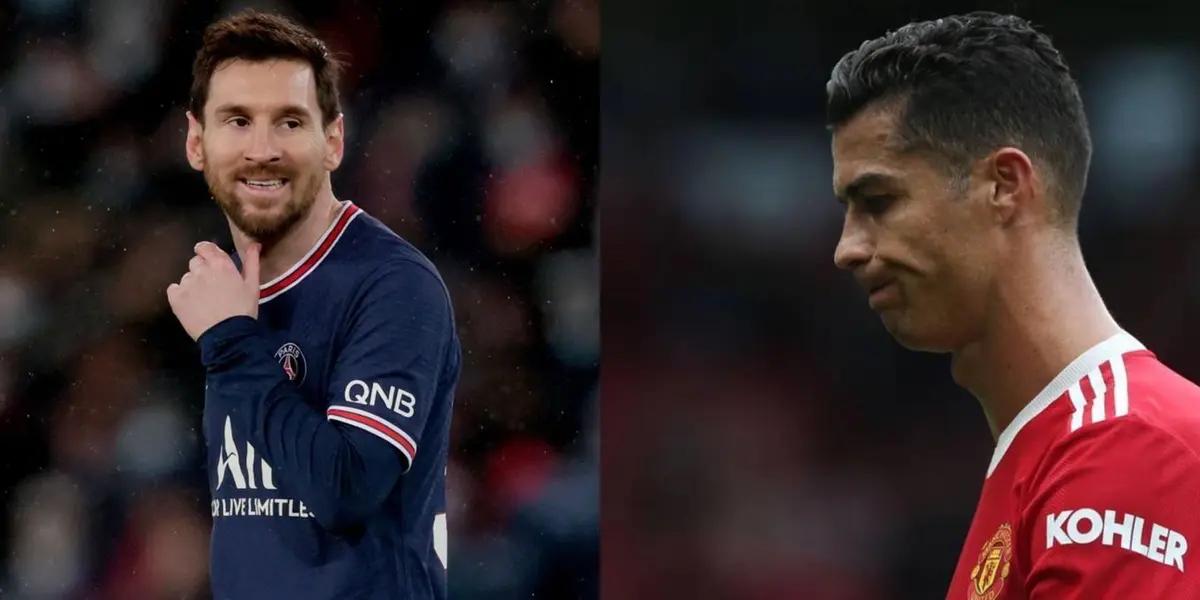 Mientras Lionel Messi vive un gran presente en Francia, Cristiano Ronaldo es de los más criticados en Inglaterra.