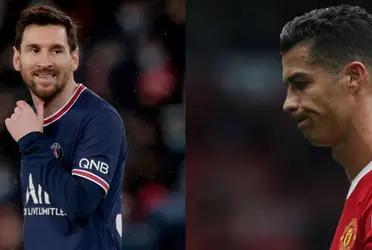 Mientras Lionel Messi vive un gran presente en Francia, Cristiano Ronaldo es de los más criticados en Inglaterra.