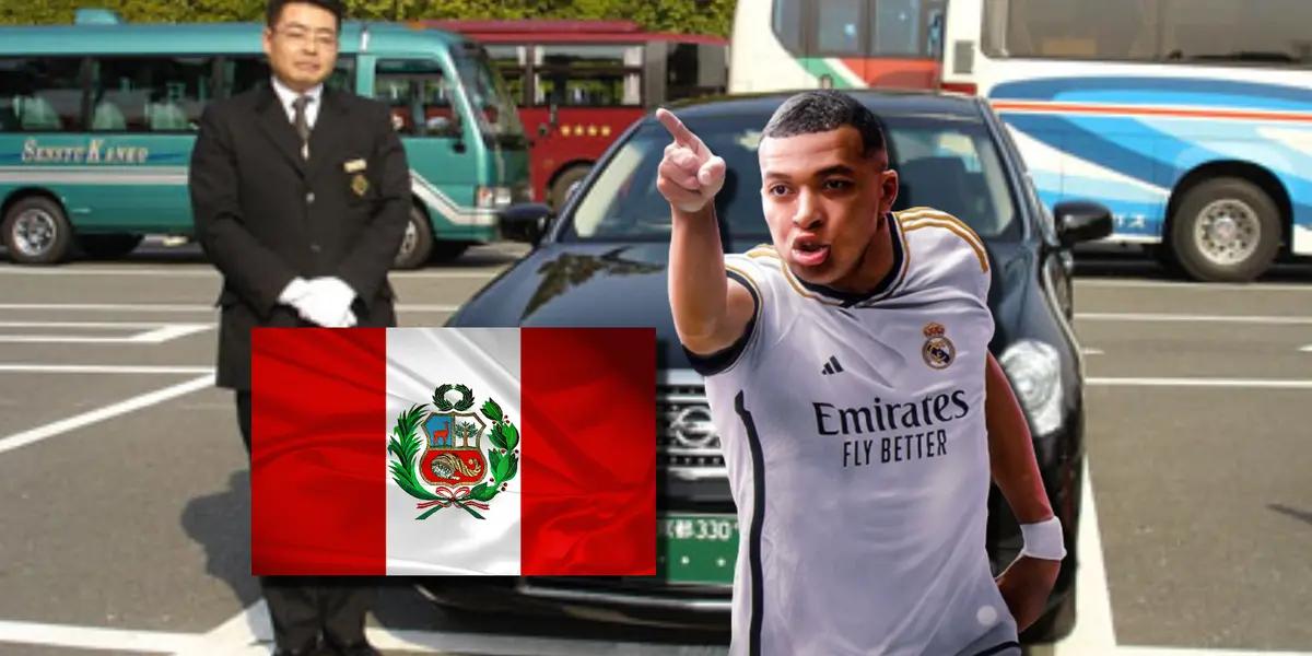 Mientras Mbappé tendrá conductor en el Madrid, el peruano que ahora es chofer