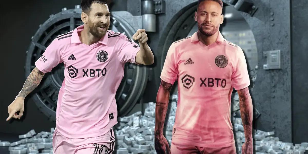 Mientras Messi gana 50 millones, el sueldo que podría ofrecer Inter a Neymar