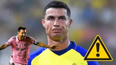 Mientras Messi marcó un golazo, lo que hizo Cristiano Ronaldo al ser multado en Arabia