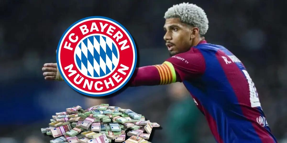 Mientras Messi salió gratis, revelan lo que Bayern pagará al Barça por Ronald Araújo
