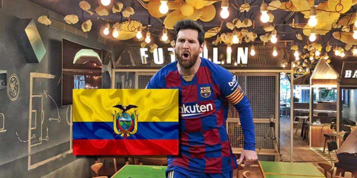 Mientras Messi tiene un restaurante de lujo, el ecuatoriano que vende mollejas