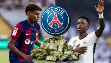 Mientras ofrecieron 200 millones por Yamal, esto pondrá PSG para firmar a Vinicius