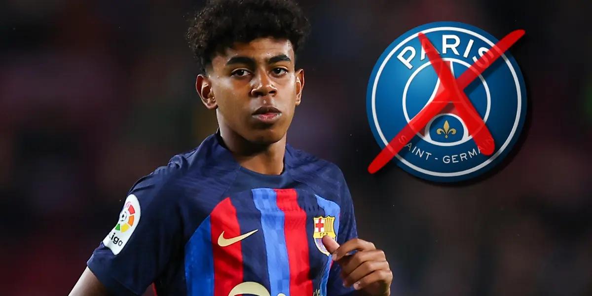 Mientras PSG puso 200 millones y Barça los rechazó, mira en lo que piensa Yamal