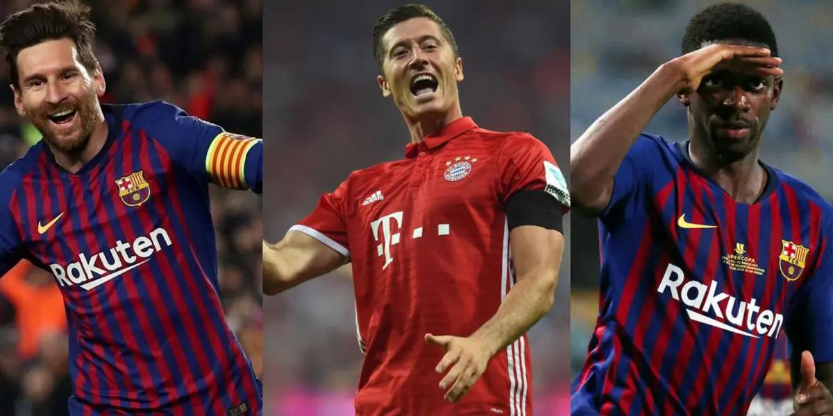 Mientras que para Robert Lewandowski el Barcelona ofrece 35 millones de euros con un sueldo de entre 8 y 12 millones, para renovarle a Ousmane Dembélé y en su momento a Lionel Messi no había fondos.