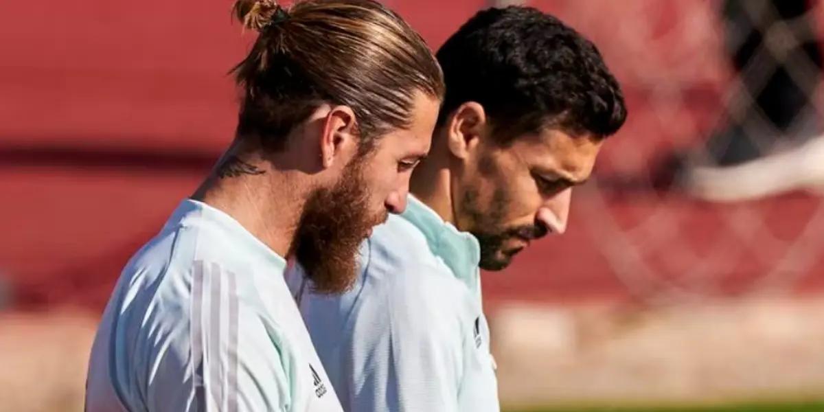 Mientras Ramos reclamó penal, esto dijo Navas tras ser eliminado ante Atleti