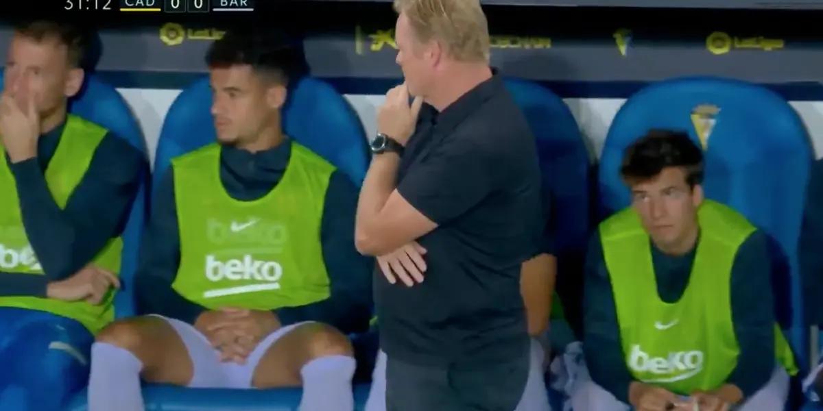 Mientras Ronald Koeman sigue iendo cuestionado por el pésimo momento del Fc Barcelona. Rquiqui Ouig sigue sin ver acción desde el arranque y se especula con su salida.
