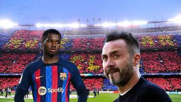 Mientras suena en lugar de Xavi, De Zerbi explicó por qué no triunfó Fati en Barca