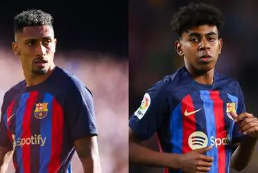 Mientras Yamime Yamal se estrenó en el FC Barcelona con apenas 15 años, Raphinha contó en qué lugar del mundo se encontró a esa edad.