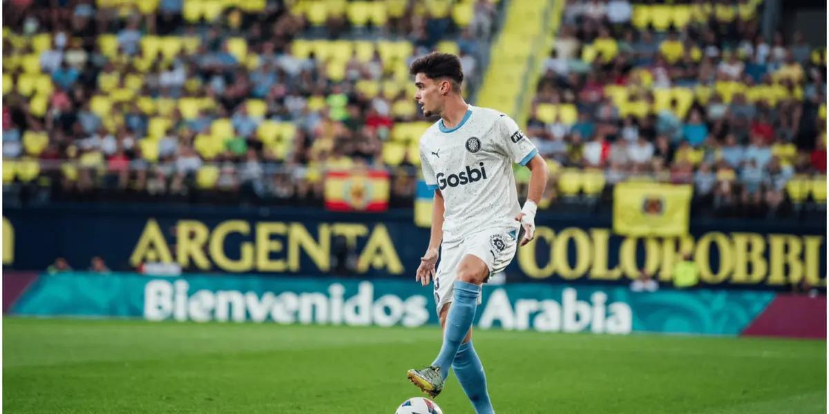 Miguel Gutiérrez marca un tremendo golazo para adelantar a Girona por 2 a 1 sobre FC Barcelona