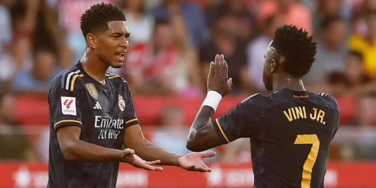 Mira cómo llamó Vinicius Junior a Jude Bellingham en el Real Madrid, ahora que es su goleador y figura
