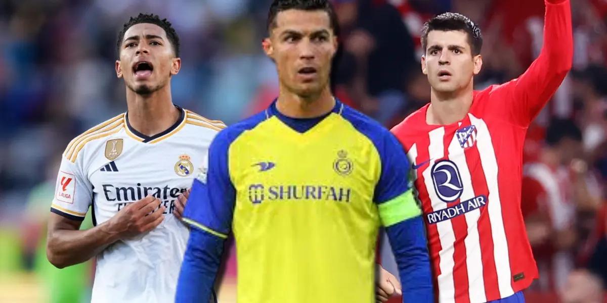 Mira dónde apareció Cristiano Ronaldo, mientras el Madrid se jugó la vida ante el Atleti