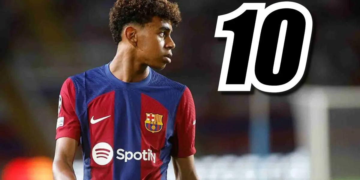 Mira por qué algunos en el Barça se niegan a darle el dorsal 10 a Lamine Yamal