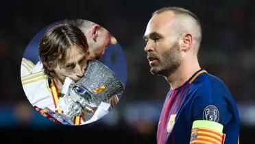Modric e Iniesta. Foto: redes de Modric e Iniesta.