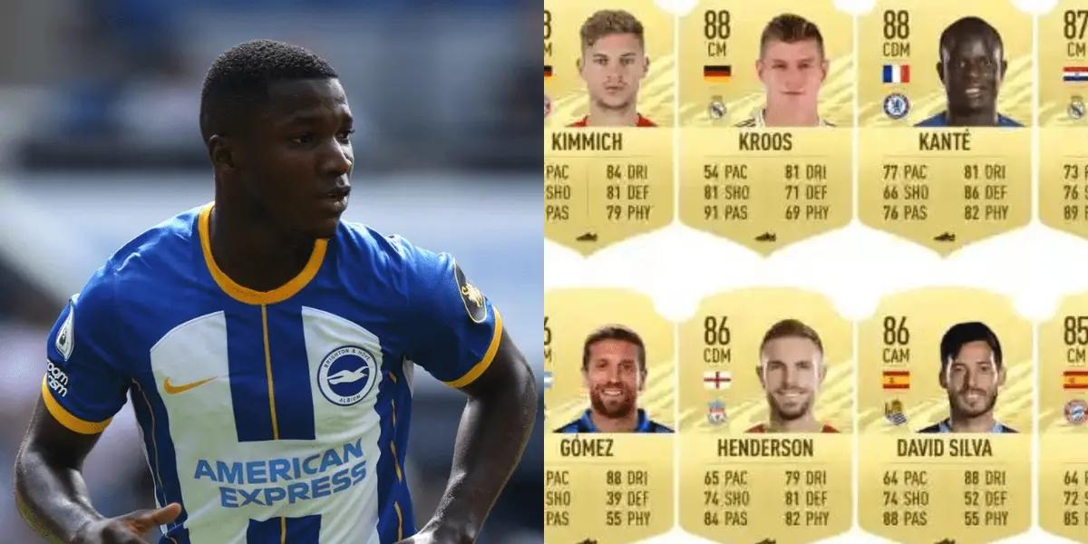 Moisés Caicedo guardaría una gran parecido con un mediocampista de clase A.