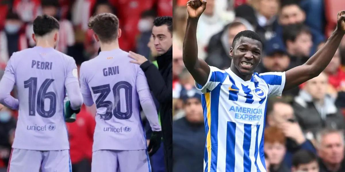 Moisés Caicedo muestra estar un escalón por encima de las promesas culés.