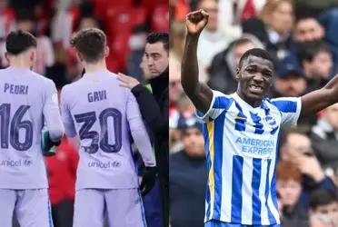 Moisés Caicedo muestra estar un escalón por encima de las promesas culés.